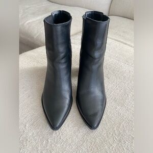 Black Steve Madden ankle boots